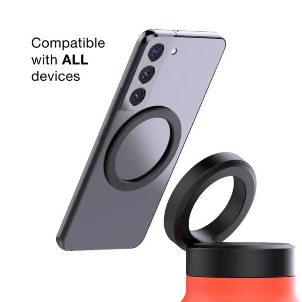 Hydration Bottle with Magnetic Phone Holder