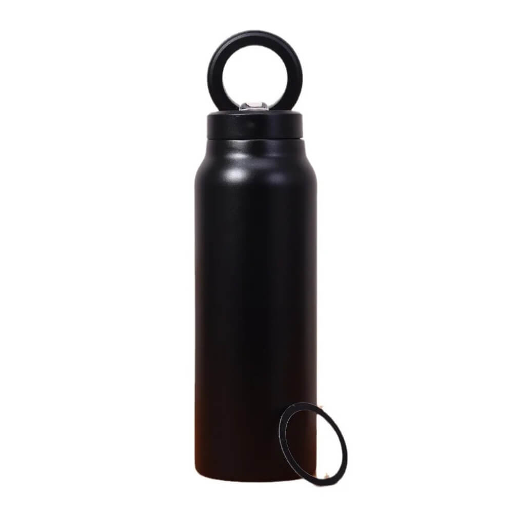 Hydration Bottle with Magnetic Phone Holder