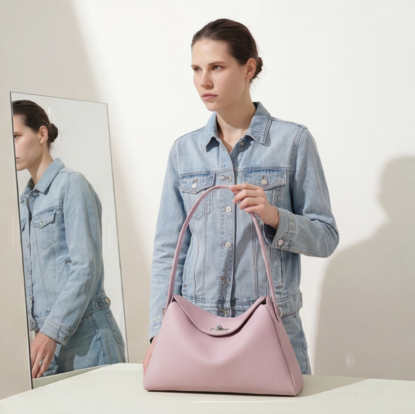 Dufalo™ Muse Heritage Tote | Genuine Leather Handbag