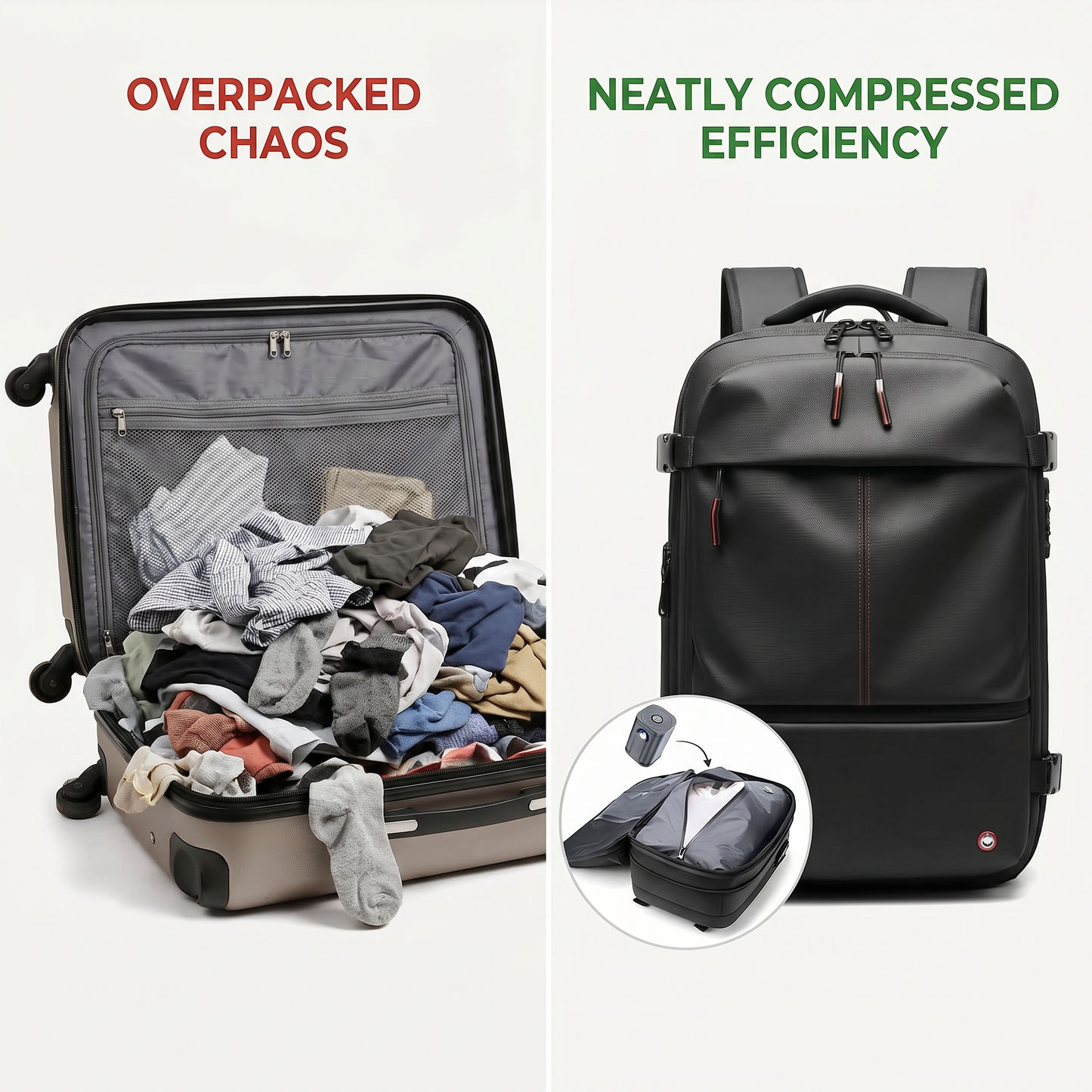 Smart Travel Vacuum Backpack